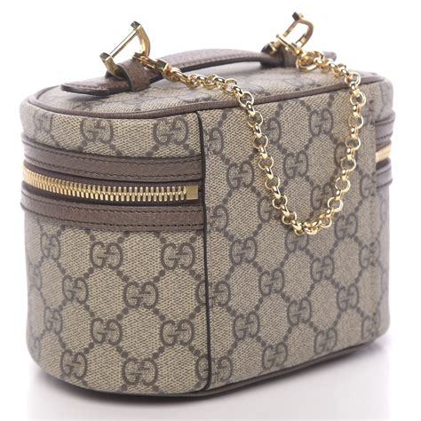 gucci ophidia cosmetic case|GUCCI GG Supreme Monogram Textured Calfskin .